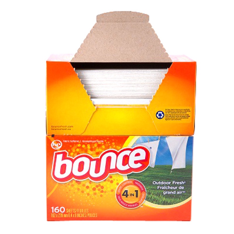 [ Lốc 2 hộp= 320 tờ] Giấy Thơm Quần Áo Bounce Mỹ | Nguyên Hương Store