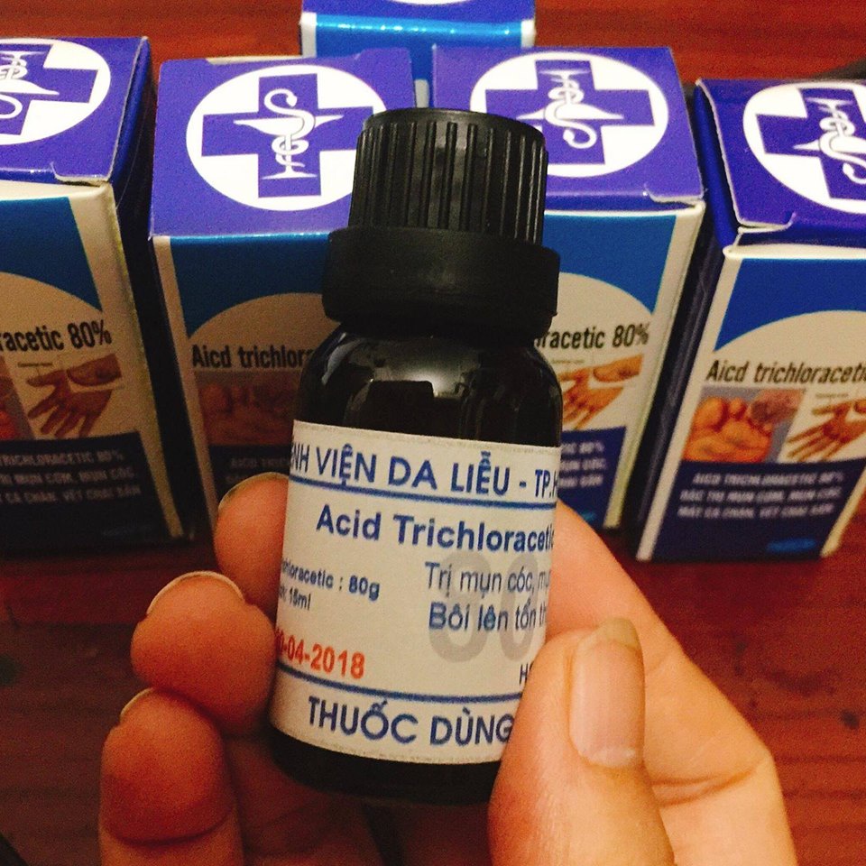 Loại Bỏ Mụn Cơm - Mụn Cóc - Mắt Cá Chân - Acid Trivhloracetic 80%