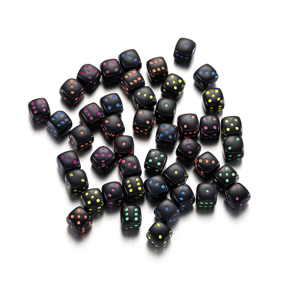 30 Hạt xúc xắc ST.KUNKKA hình vuông dùng để làm trang sức thủ công