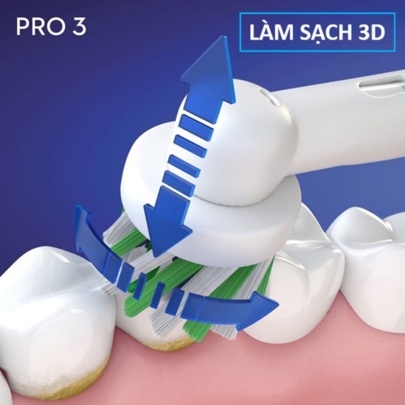 Bàn chải điện Oral-B pro 3 3000 - Hàng Pháp