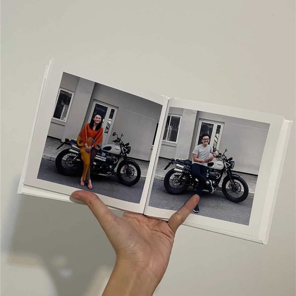 [Toàn Quốc][E-voucher] In sách ảnh cặp đôi bìa cứng 20 trang 6” x 6” (15 x 15cm) - Thiết kế trên app Photobook