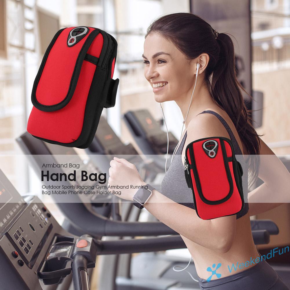 【COD】Outdoor Sports Jogging Gym Armband Running Bag Mobile Phone Case Holder Bag