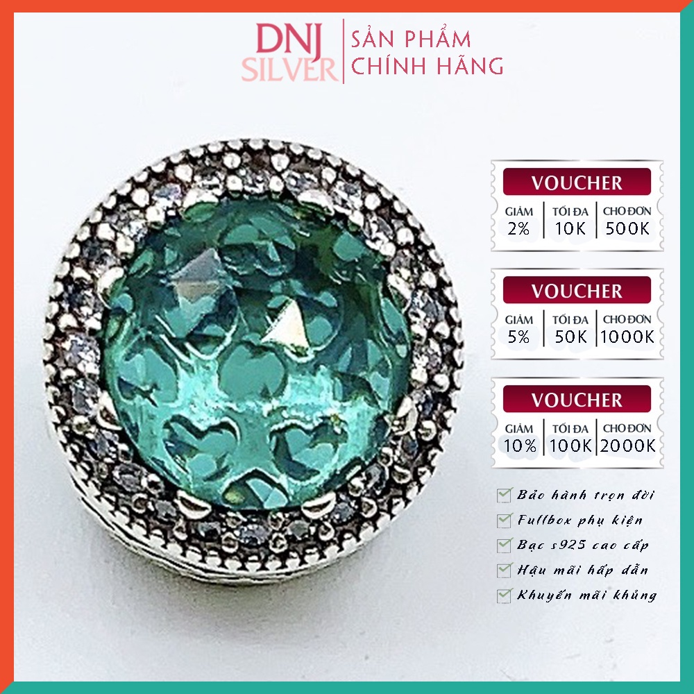 [Hàng cao cấp] Vòng tay bạc 925 cao cấp - Vòng tay charm bạc Lucky Twinkle, may mắn trong tình yêu, sự nghiệp - DNB026