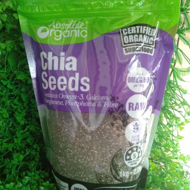 { 1KG } CHIA TÍM ABSOLUTE ORGANIC ÚC