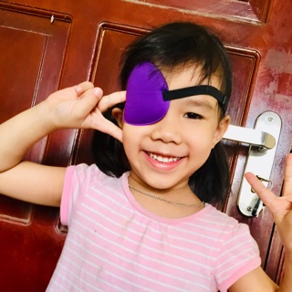 Bịt 1 Mắt, Che Một Mắt, Dây Đeo Có Nút Điều Chỉnh Rộng Chật Tuỳ Kích Cỡ Đầu