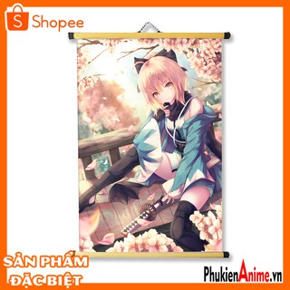 Shop anime hcm - tranh treo vải 40x60 anime fate/grand order mẫu 2