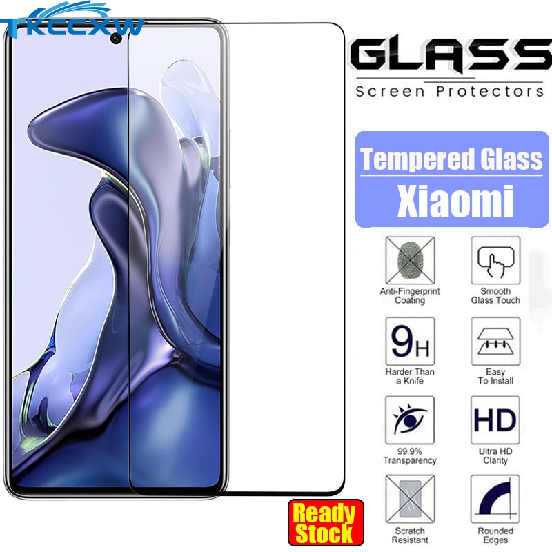 Kính cường lực cho Xiaomi civi Poco F3 X3 GT C31 M3 Pro Mi 11T Pro Redmi 10 Prime 9