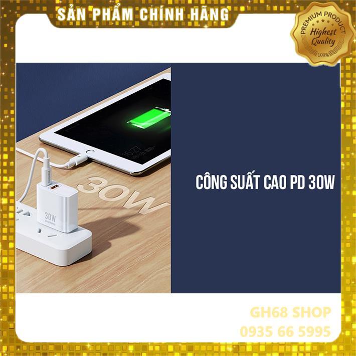 Củ sạc nhanh 30w U82 2 cổng chuẩn PD và QC 3.0 - chính hãng Remax