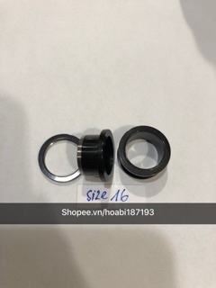 Đôi khuyên nong size 16 màu đen