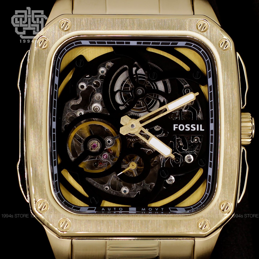 Đồng hồ nam Fossil BQ2573 máy Automatic, dây thép không gỉ, chống nước 50m, size 42mm, hàng chính hãng bảo hành 02 năm