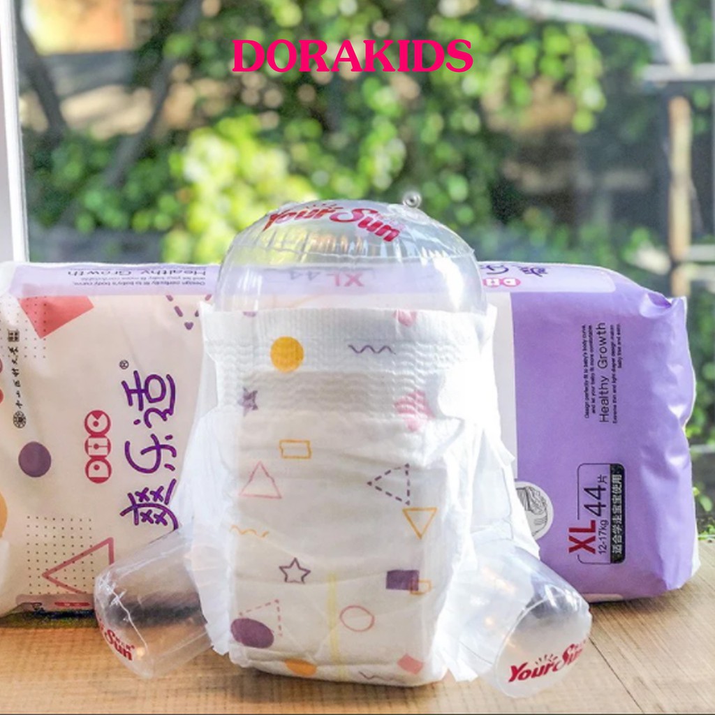 Combo 3 bịch tã dán/quần DHC nội địa Trung cao cấp, siêu mỏng đủ size cho bé từ 3-20kg