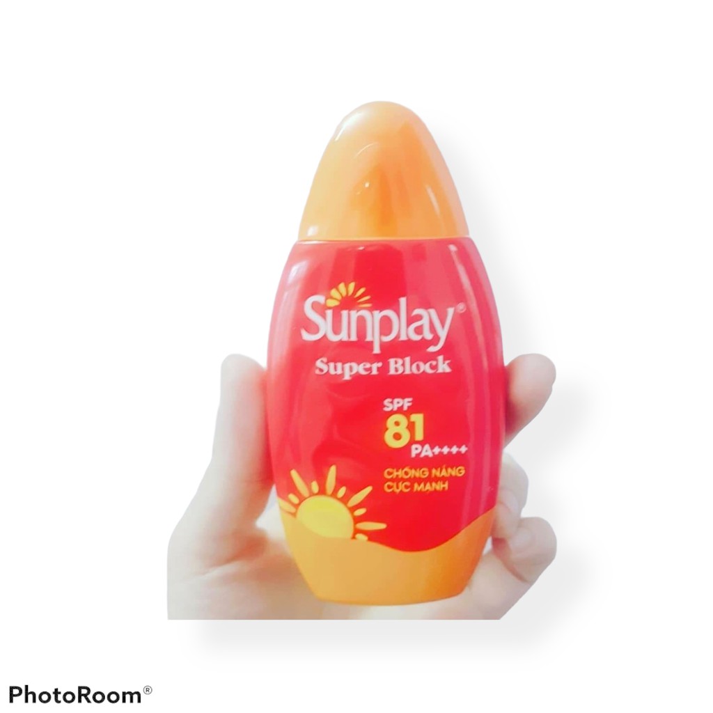 Sữa chống nắng hằng ngày dưỡng trắng Sunplay Super Block SPF 81+ PA++++30g,70g