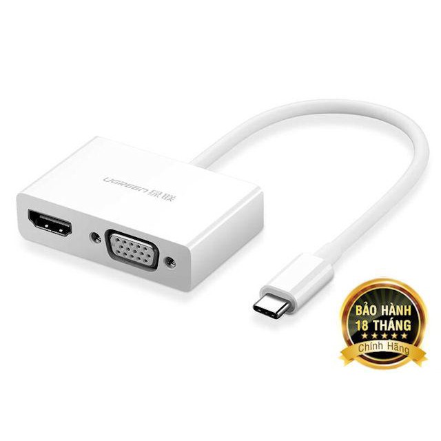 Cáp USB Type-C Ra HDMI, VGA 2k * 4k Ugreen 30843