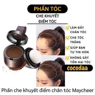Phấn Phủ Chân Tóc - Phấn Che Khuyết Điểm Tóc Maycheer Che Hói Tự Nhiên 6579 [FREESHIP]