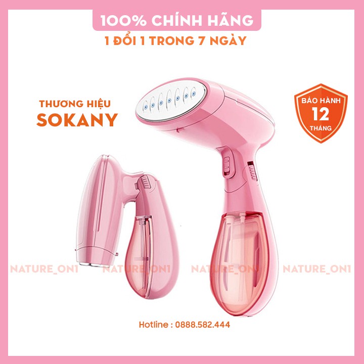 Bàn ủi hơi nước, bàn là hơi cầm tay SOKANY tiện lợi, là phẳng quần áo nhanh chóng phù hợp mọi loại vải