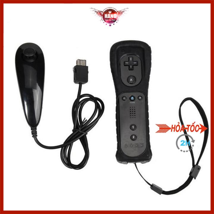 Motion Plus + Nunchuck dùng cho Nintendo Wii + HGP W012 (Đen)