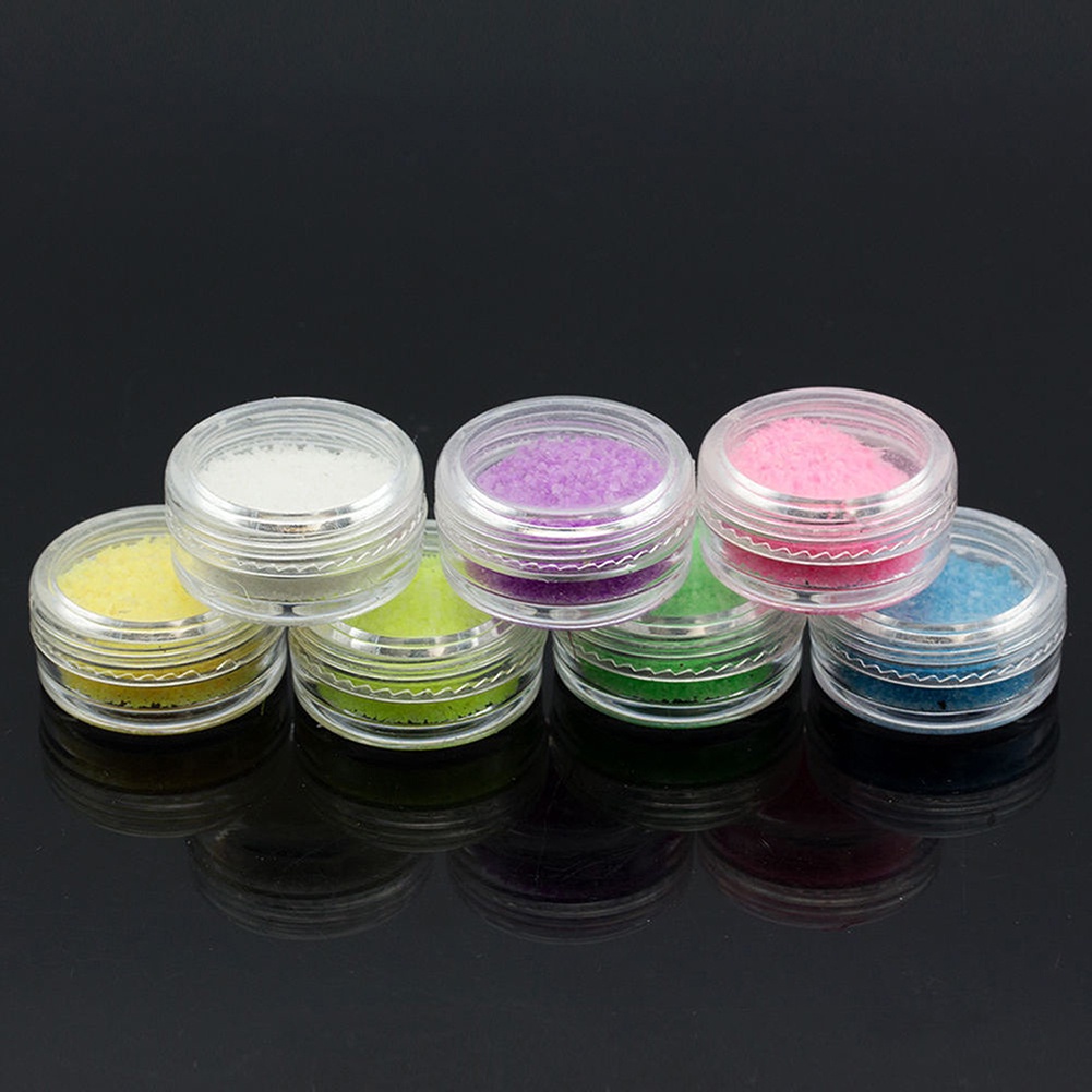 Bột dạ quang phát sáng đẹp mắt trang trí móng tay nghệ thuật tiện dụng