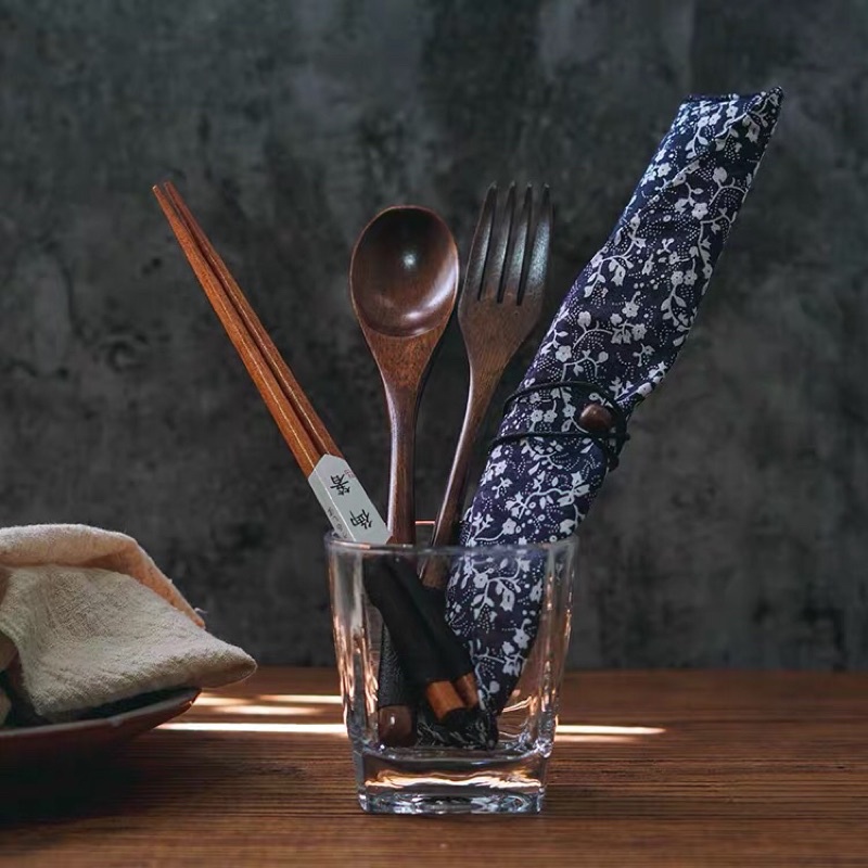 BỘ MUỖNG ĐŨA NĨA CAO CẤP TẶNG KÈM TÚI VẢI - HÀNG NHƯ HÌNH