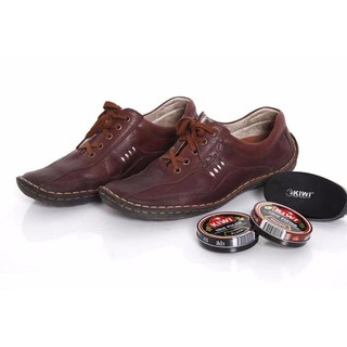 Hộp Xi Đánh Giày Kiwi + Bàn Chải