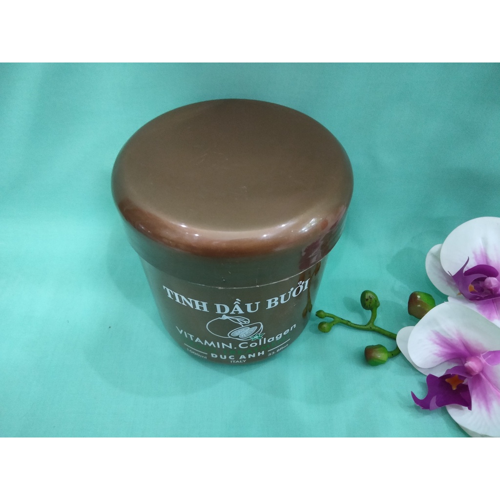 Tinh dầu bưởi Đức Anh hủ màu nâu đen 1000ml dùng để xã tóc, hấp tóc giúp tóc mềm mượt hơn - Trường Thọ, TĐ