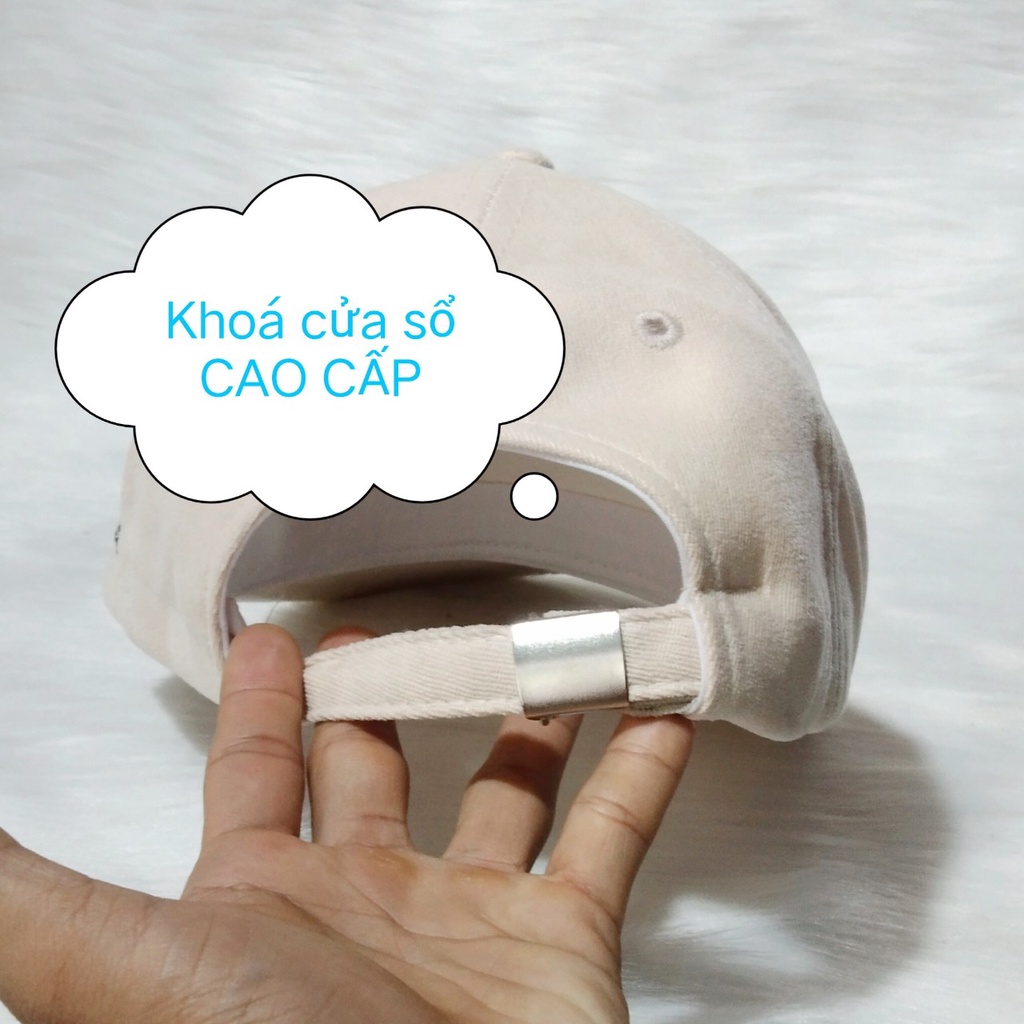 Mũ lưỡi trai, nón kết cao cấp nam nữ đẹp thêu chữ V phong cách Ulzzang unisex mã số K42