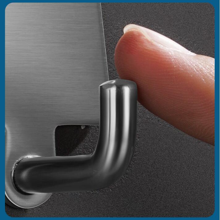 Móc Treo Đồ Gắn Tường Bằng Thép Không Gỉ Chống Ẩm Không Để Lại Dấu Chống Nước