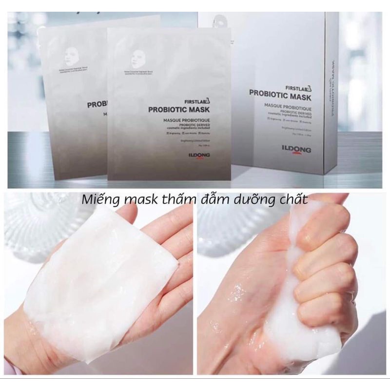 Mặt nạ truyền trắng Probiotic Ildong hộp 10 miếng