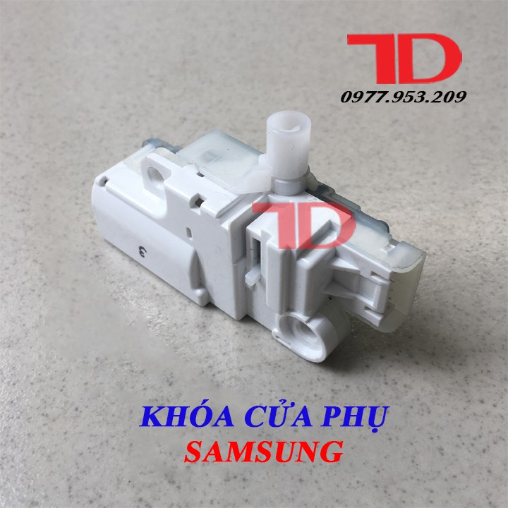 Công tắc khóa cửa phụ máy giặt SAMSUNG cửa trước INVERTER, khóa cửa phụ máy giặt Samsung