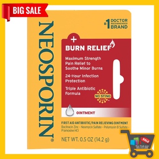Neosporin ointment Burn Relief 14.2g chuyên dùng cho các vết b.ỏng