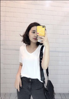 Áo phông cổ tim HM 39k