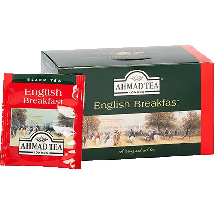 Trà đen Buổi Sáng Anh Quốc Ahmad English Breakfast Tea 40g hộp 20 túi lọc TDBSAEB