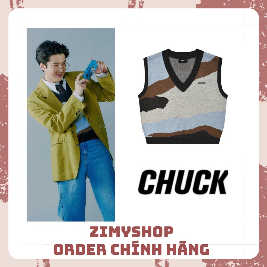CHÍNH HÃNG ÁO GILE SEHUN EXO CHUCK HORIZON