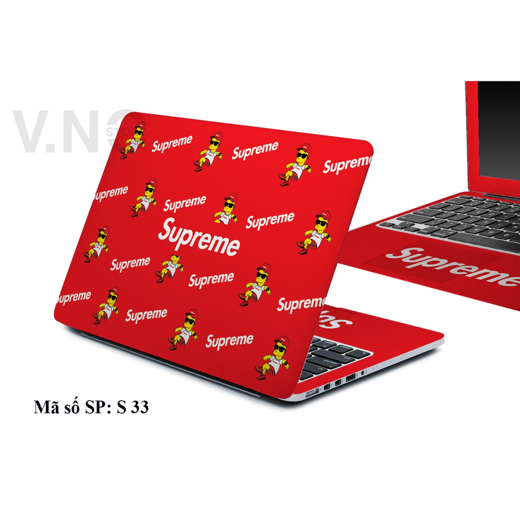 Miếng dán máy tính V.NO SKIN - Simpson supreme cho các dòng laptop dell/acer/asus/lenovo/hp/macbook
