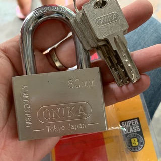 Ổ khoá 60mm ONIKA nguyên khối nhật kèm 4 chìa