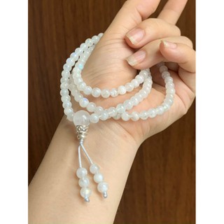 Vòng đá mặt trăng - moonstone 108 hạt