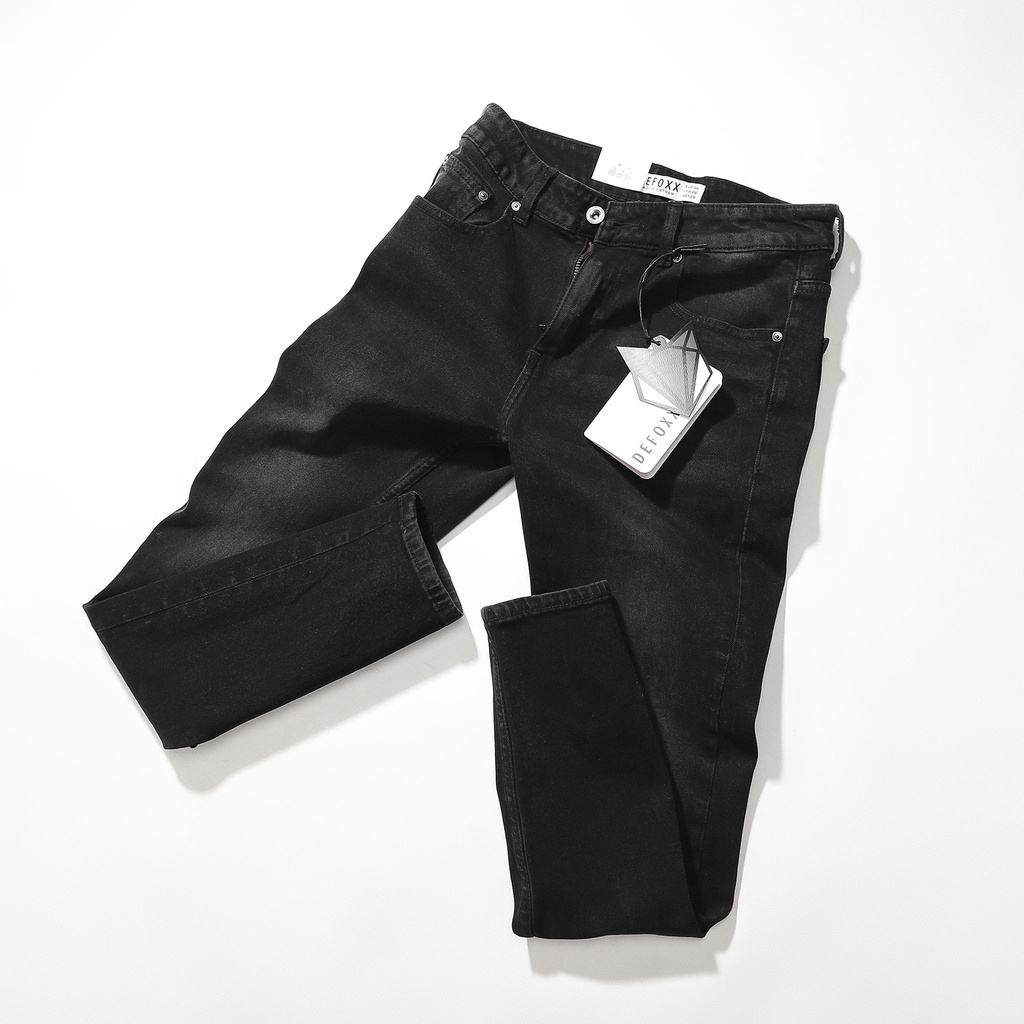 Quần jean xám wash DEFOXX form slimfit - Quần jeans nam cao cấp BOLD GRAY 220144 | LA STORE MENSWEAR