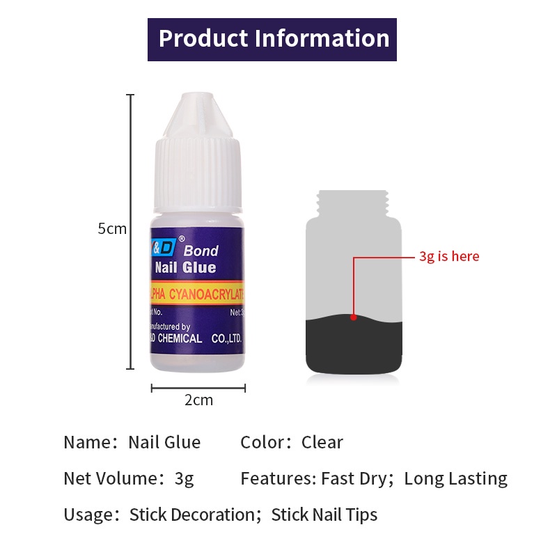 Born Pretty Keo dán móng 3g