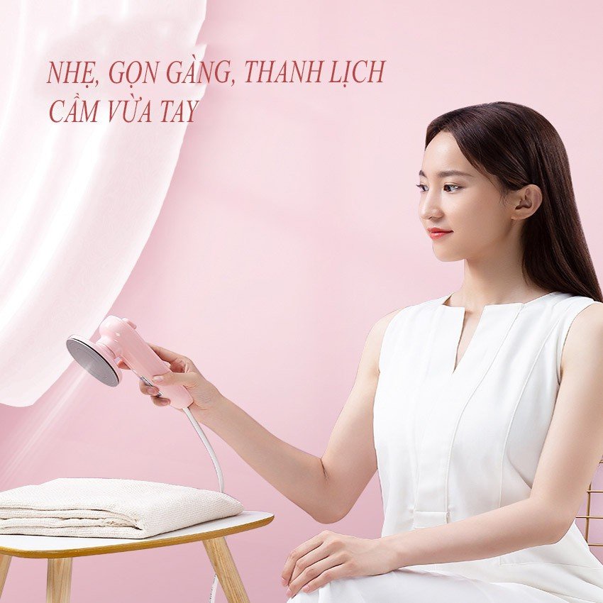 Bàn Là Hơi Nước Cầm Tay  Mini Nhỏ Gọn Và Tiện Dụng - Mẫu Mới 2021 Vô Cùng Tiện Lợi