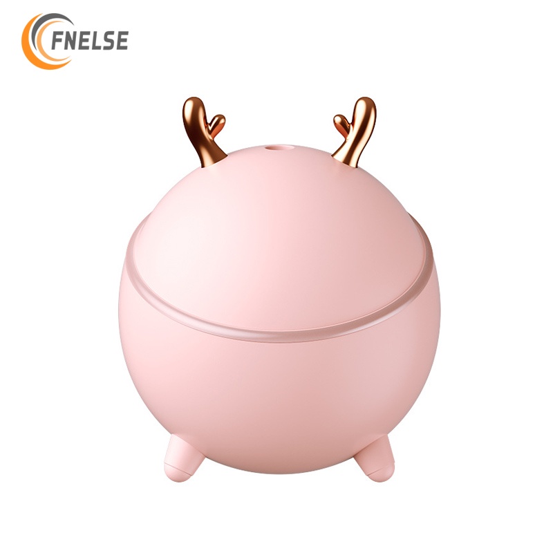 Máy Phun Sương Tạo Ẩm Fnelse Mini Có Đèn Led Màu 300Ml