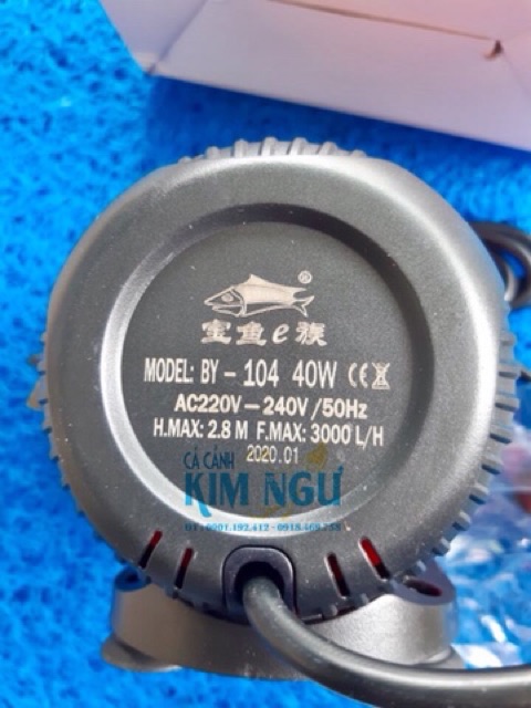BAOYU BY 104  - Máy Bơm Lọc Nước Cho Hồ Cá