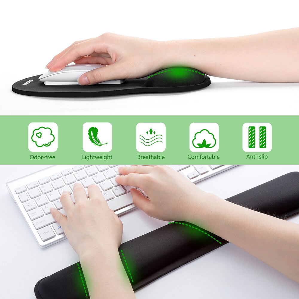 Miếng đệm hỗ trợ cổ tay Victsing Pc237 kèm bộ phụ kiện tiện dụng