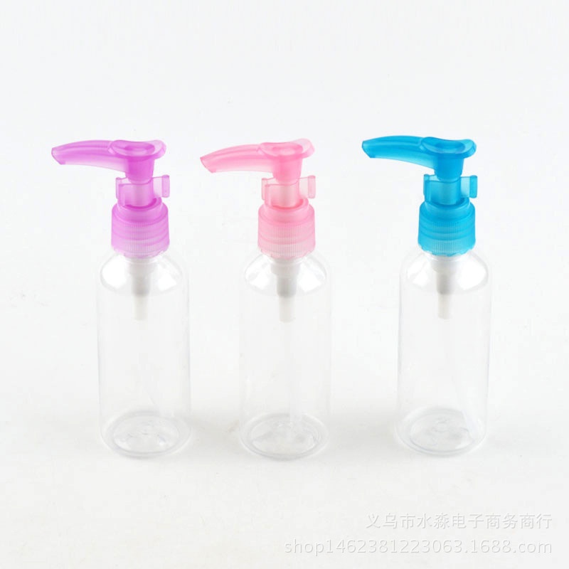 Chai/ Lọ chiết mỹ phẩm nhựa Pet có vòi nhấn 50ml/100ml MolangShop