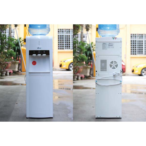 Cây nước nóng lạnh 3 vòi FujiE WD1800C màu trắng (dòng lạnh Block cao cấp,tự động ngắt)- Chính hãng bảo hành 2 năm