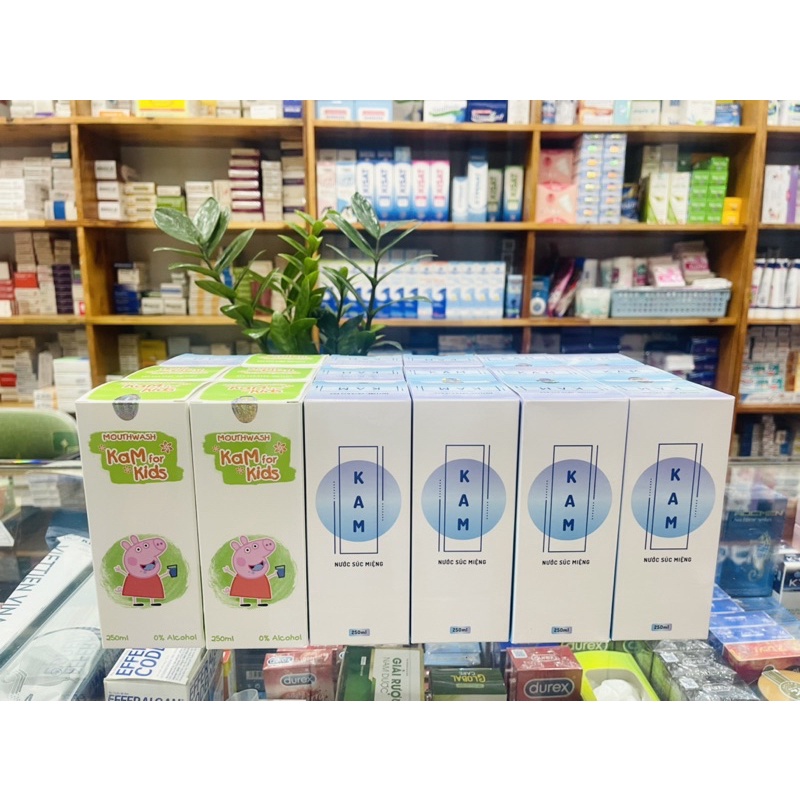 KAM Nước Súc miệng Kam ngăn ngừa vi khuẩn và mảng bám, bảo vệ răng miệng, cho hơi thở thơm tho