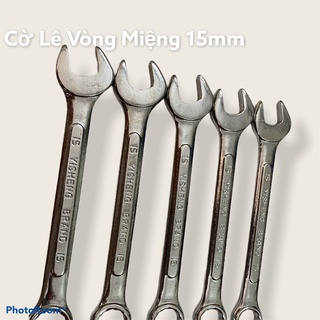 Cờ lê vòng miệng 15mm 2 đầu