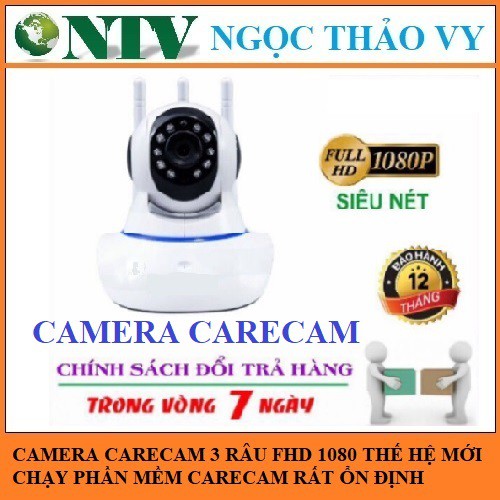 Camera CARECAM/YOOSEE 3 râu FHD 1080P thế hệ mới - Hình ảnh FHD sắc nét