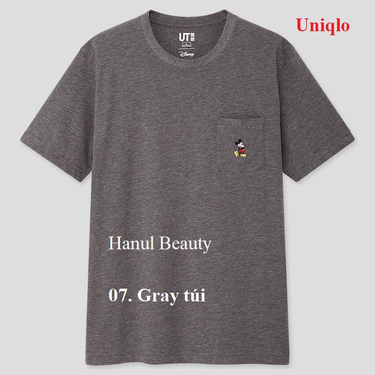 [có sẵn] Áo Mickey UNIQLO có túi đủ màu