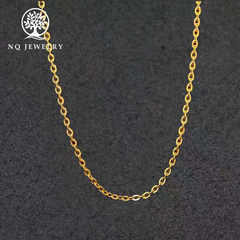 Dây chuyền cổ nữ hợp kim màu vàng - NQ Jewelry