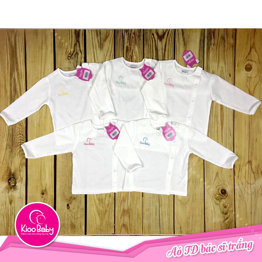 ÁO SƠ SINH TAY DÀI HOẶC ÁO SƠ SINH TAY NGẮN MÀU TRẮNG KIOOBABY ASSKIBB - LADYSHOP_01