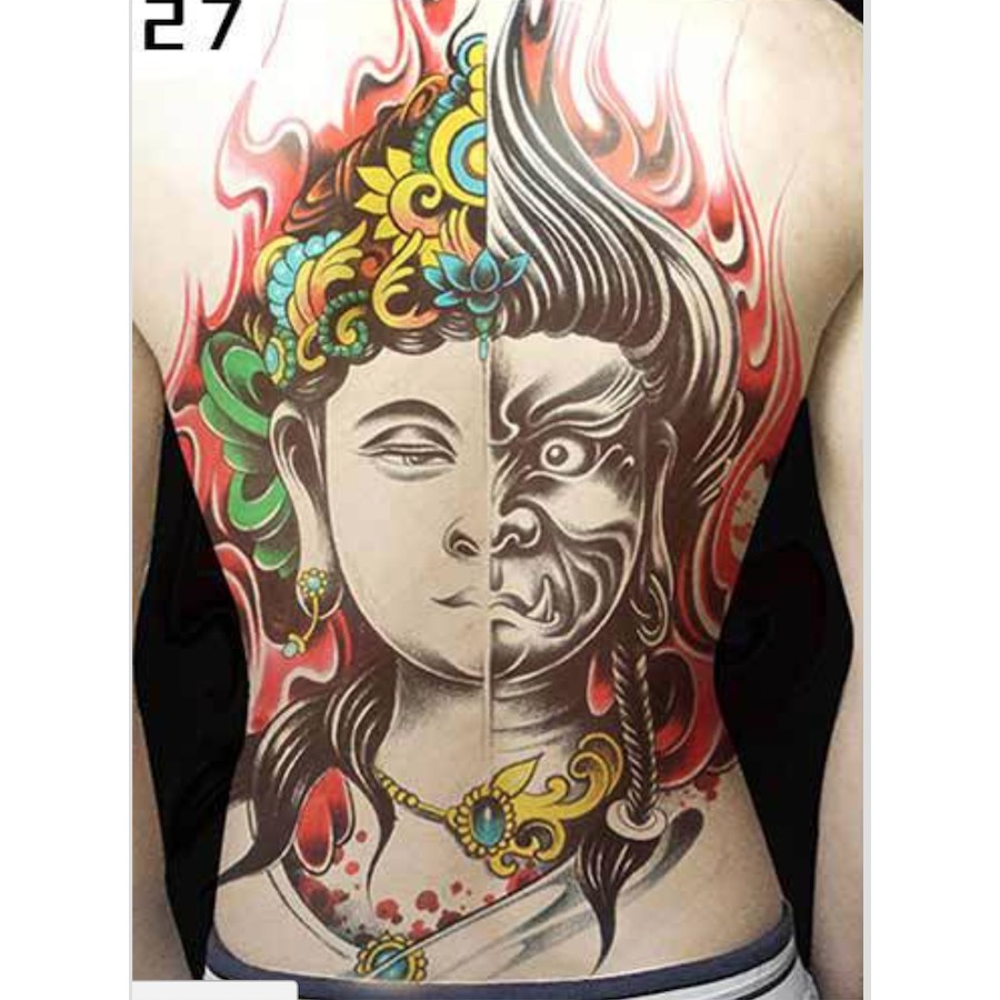 Tổng Hợp Xăm Tattoo Ảnh Mặt Quỷ Giá Rẻ, Bán Chạy Tháng 5/2023 - Beecost